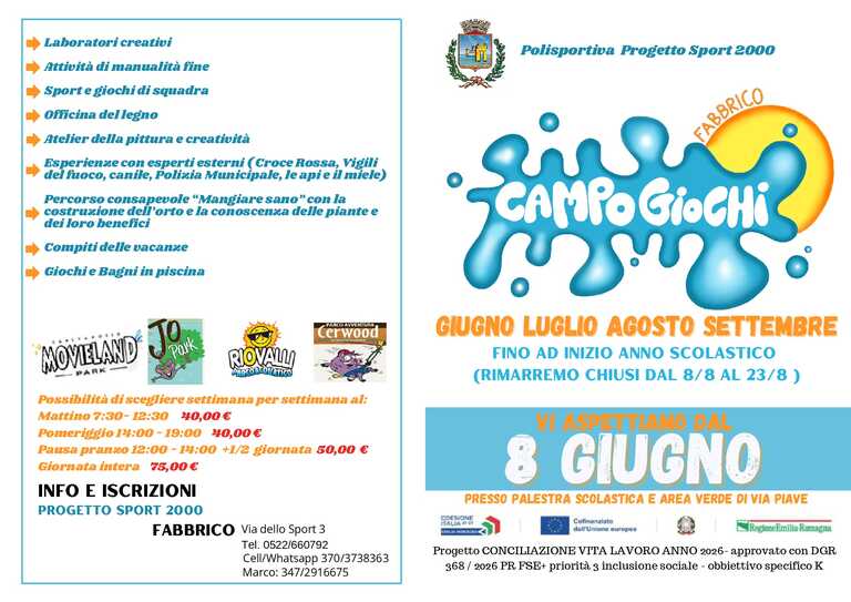 CAMPO GIOCHI FABBRICO 2026<br/><em><small>Licenza di distribuzione: Effetto virale</small></em>