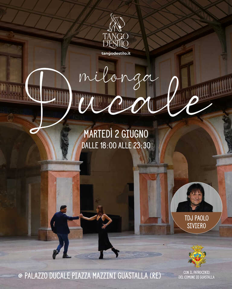 Locandina milonga ducale<br/><em><small>Licenza di distribuzione: Non opere derivate</small></em>