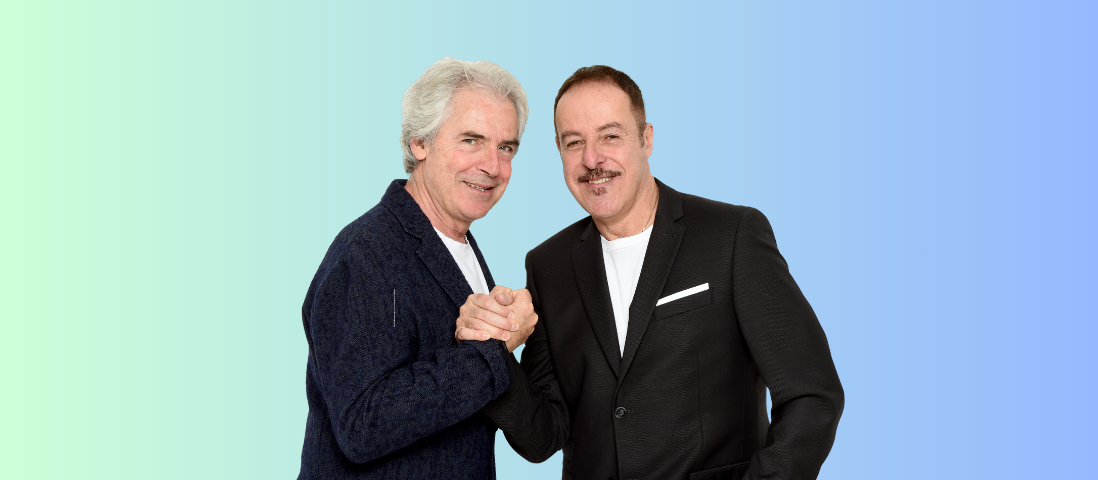 Massimo Lopez e Tullio Solenghi in “Dove eravamo rimasti”