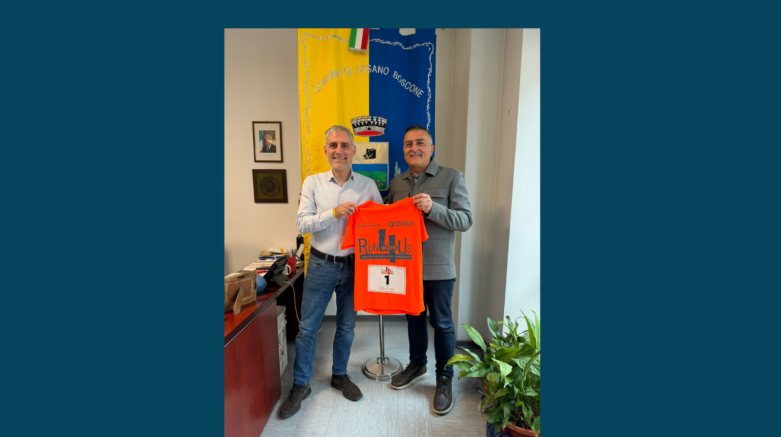 Run4Us: al sindaco Marco Pozza il pettorale n. 1