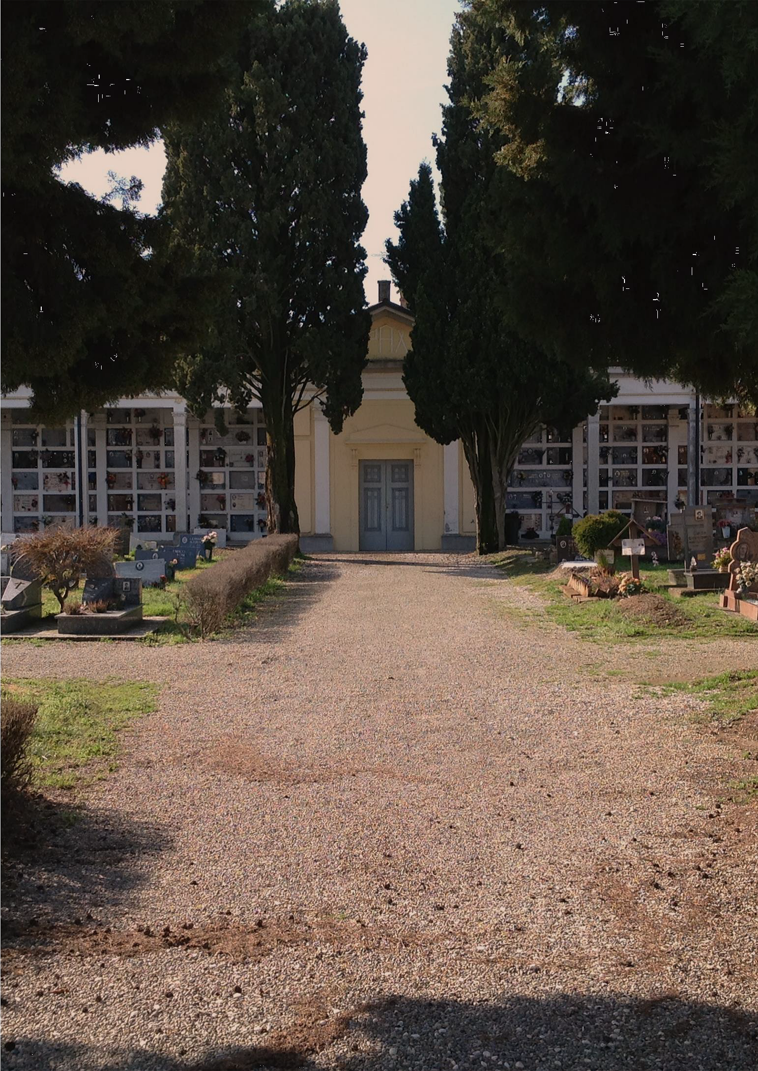 Restyling del Cimitero di Basilicanova, parte vecchia
