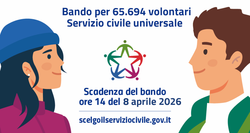 Servizio Civile Universale: sono ventidue i posti per i giovani del territorio dell’Unione