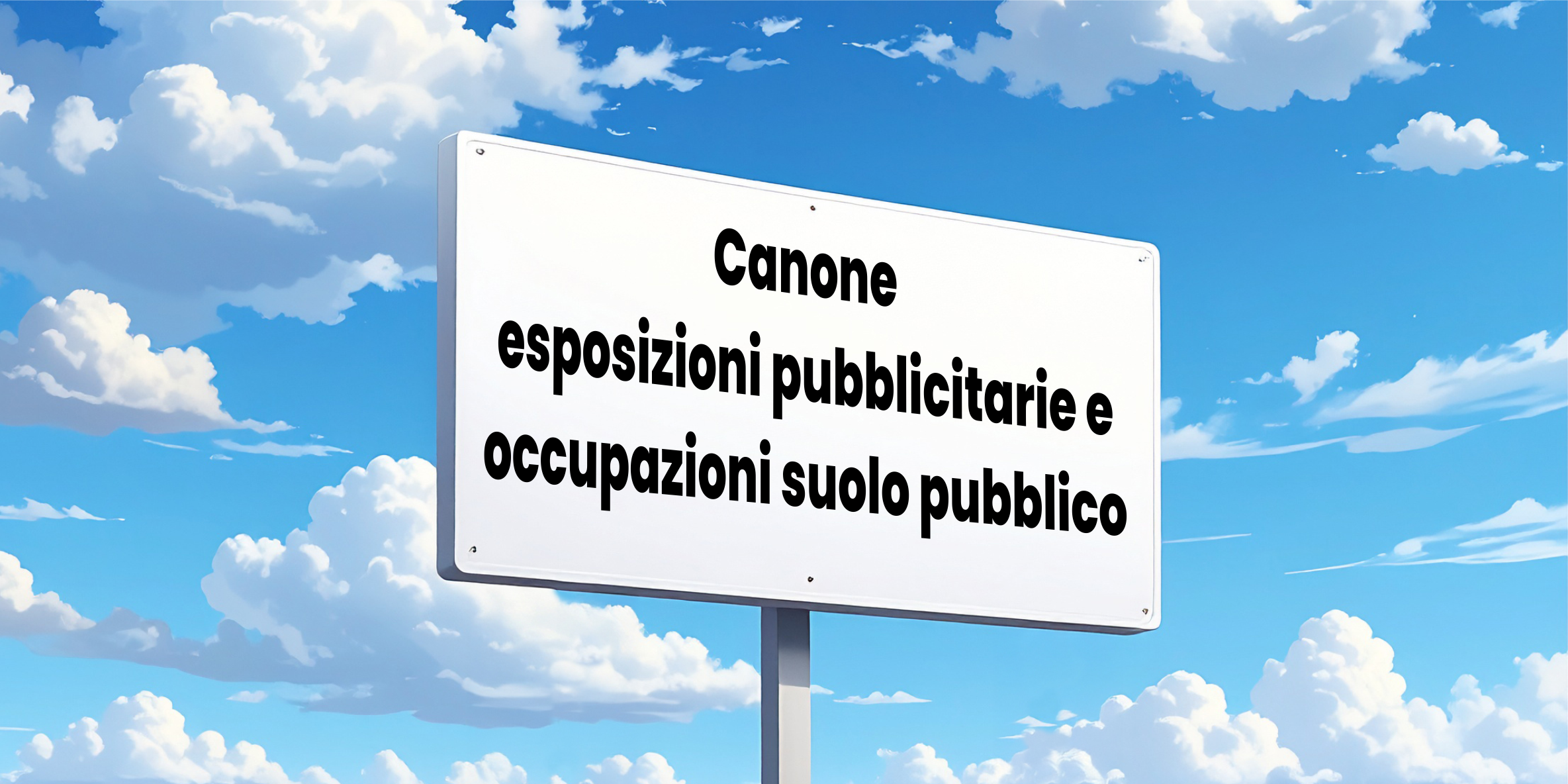 Accertamenti su versamenti canone pubblicità e occupazione suolo