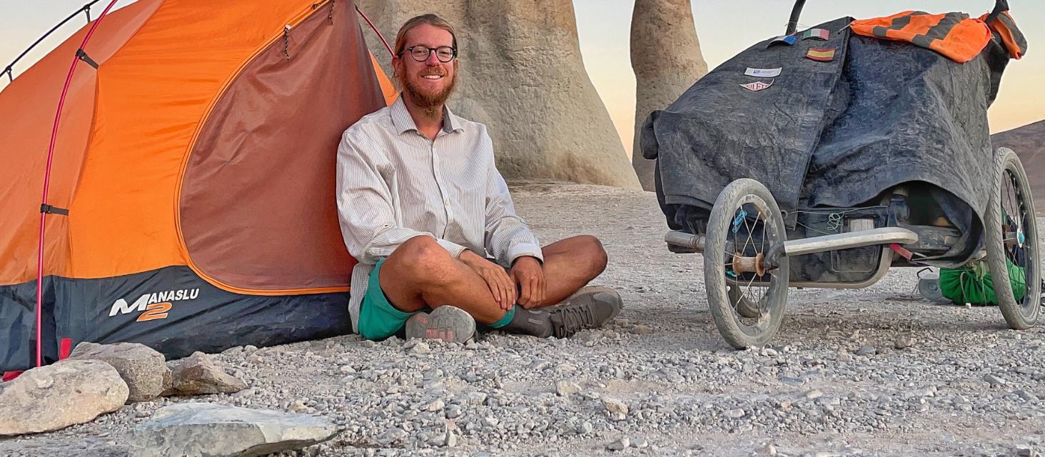 Per “Viaggetto in Italia” il giro del mondo a piedi con Pieroad