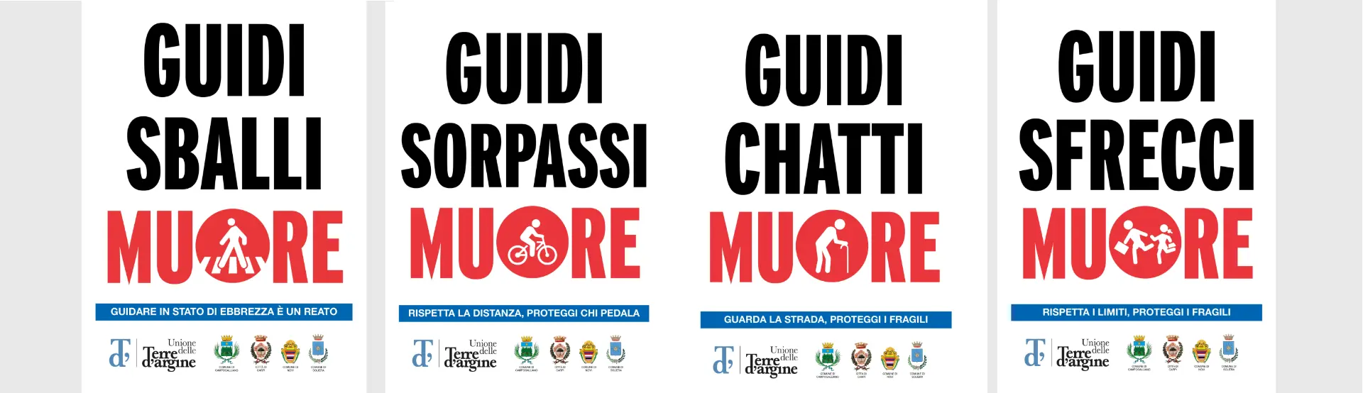 Sicurezza stradale, al via la nuova campagna dell'Unione delle Terre d'Argine