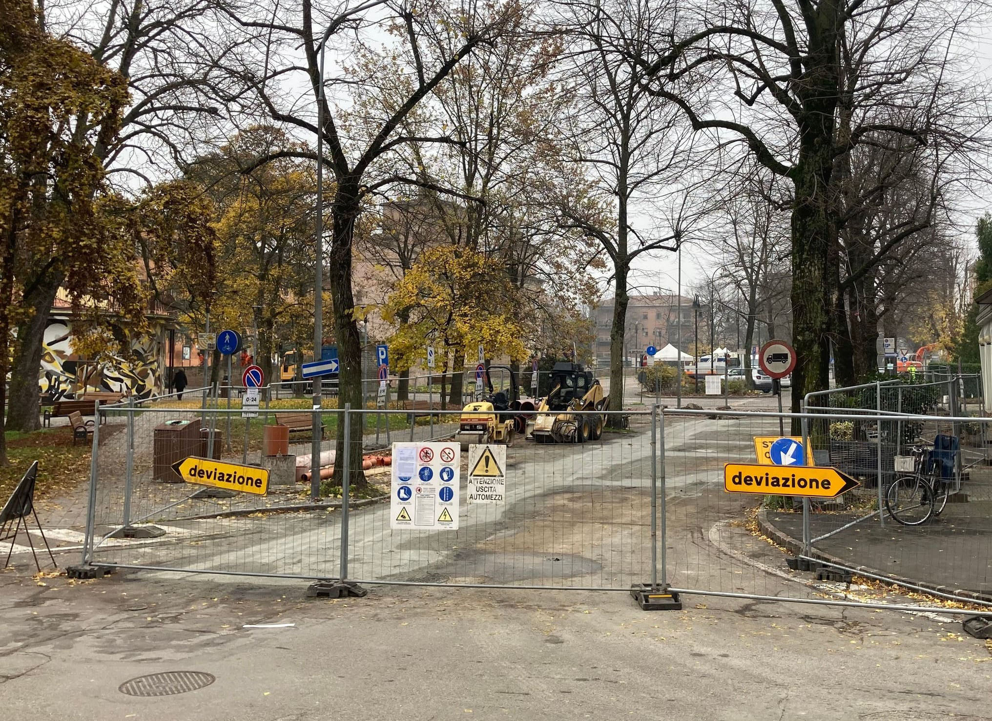 Viabilità: chiuso dall'11 dicembre l'incrocio via Matteotti-via Marconi