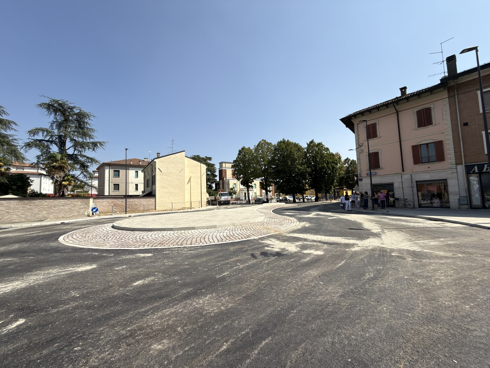 Inaugurazione della nuova rotatoria di Basilicanova