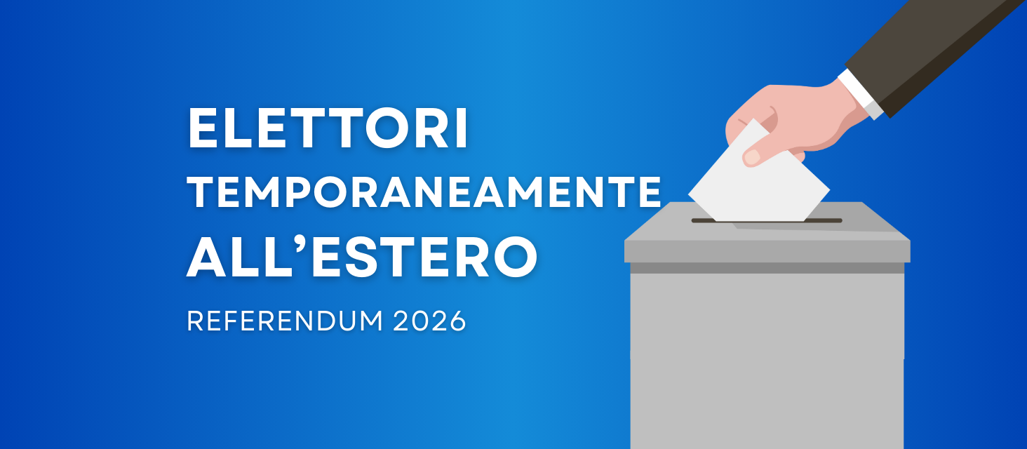 Referendum 2026: voto per corrispondenza per elettori temporaneamente all’estero