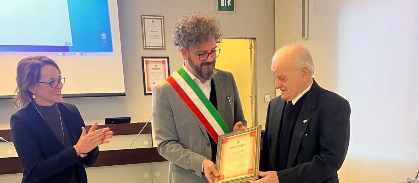 Encomio a Ivo Po, da oltre 50 anni volontario del Giliberti