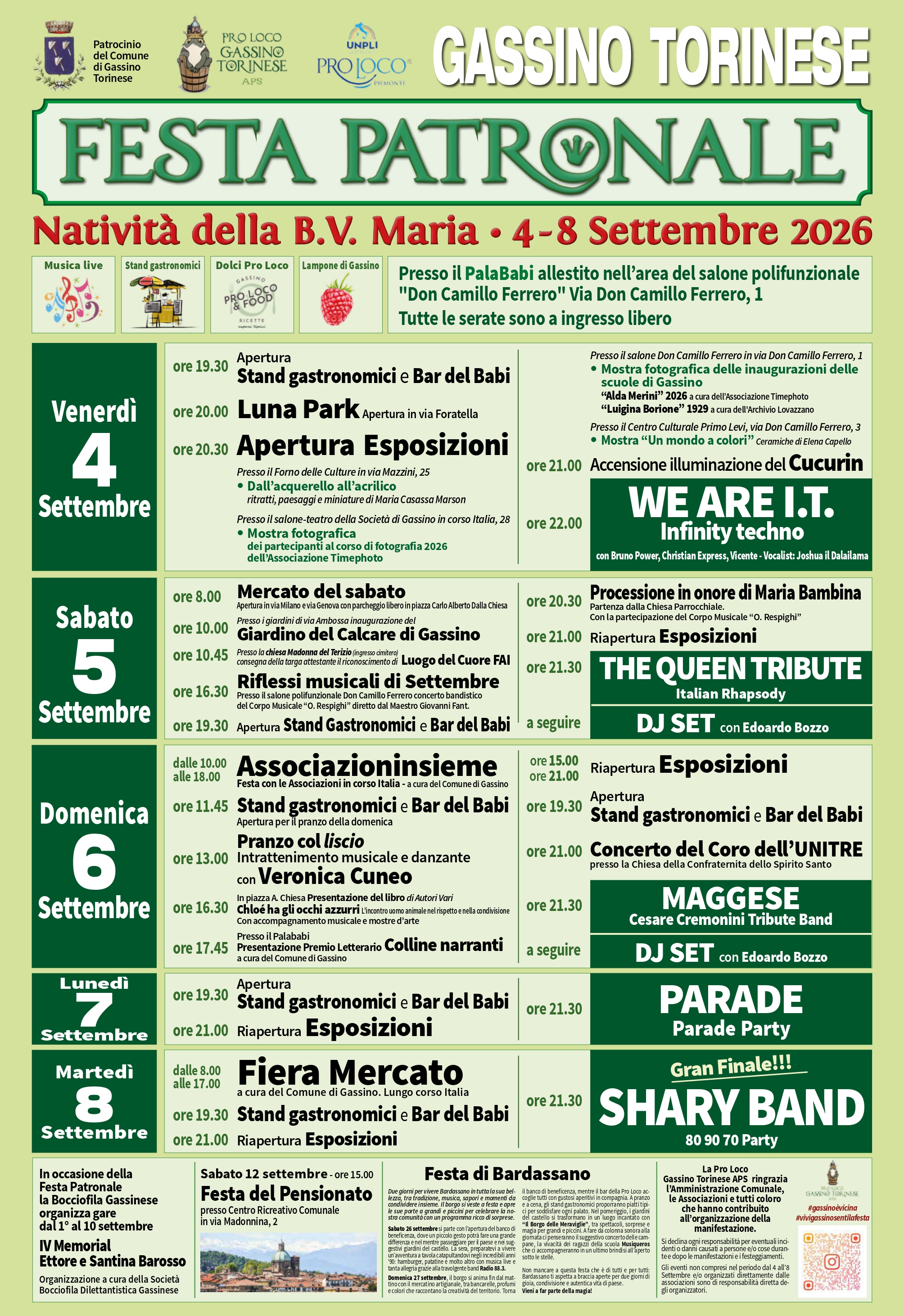 Festa Patronale 2026