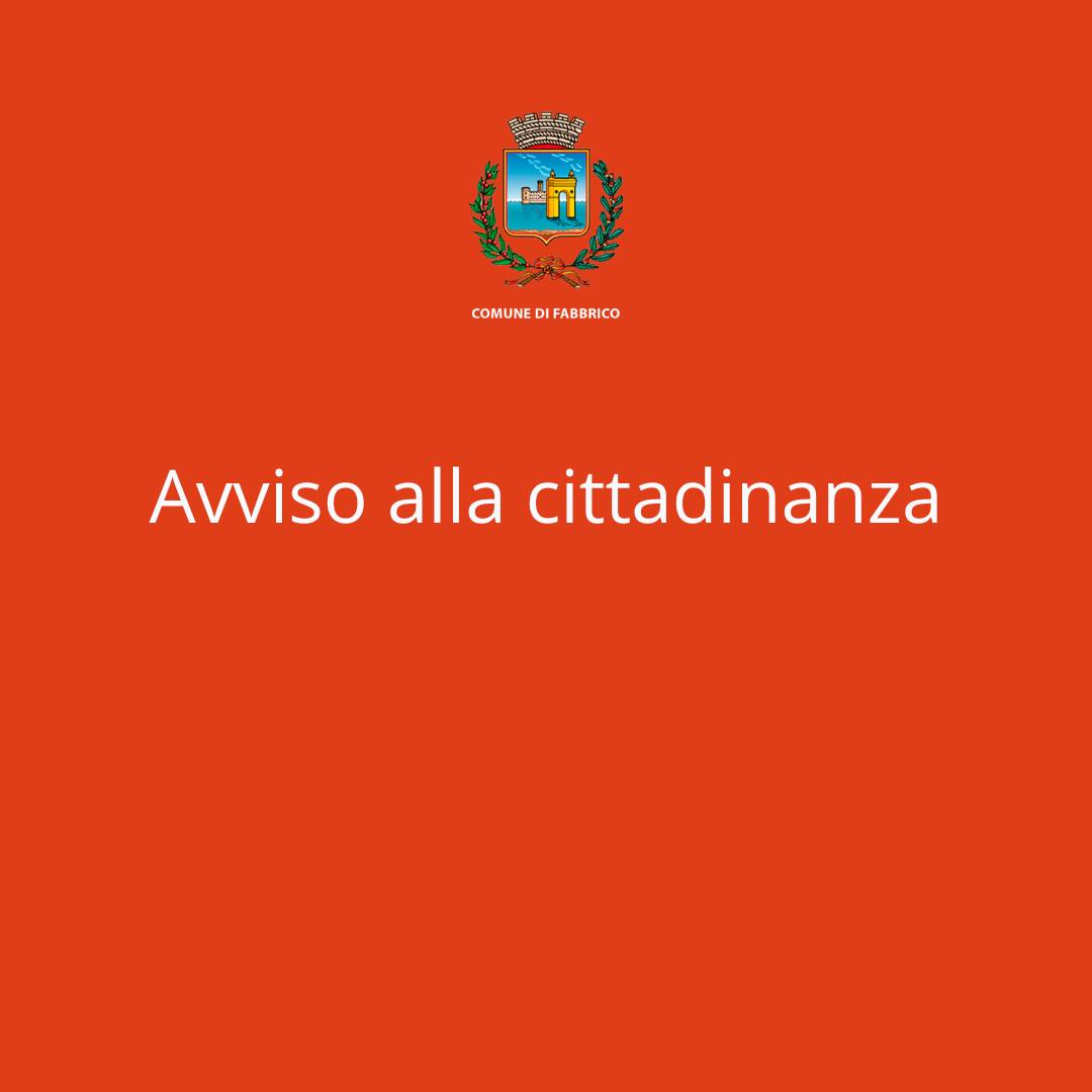 Nuovi orari di apertura U.R.P.