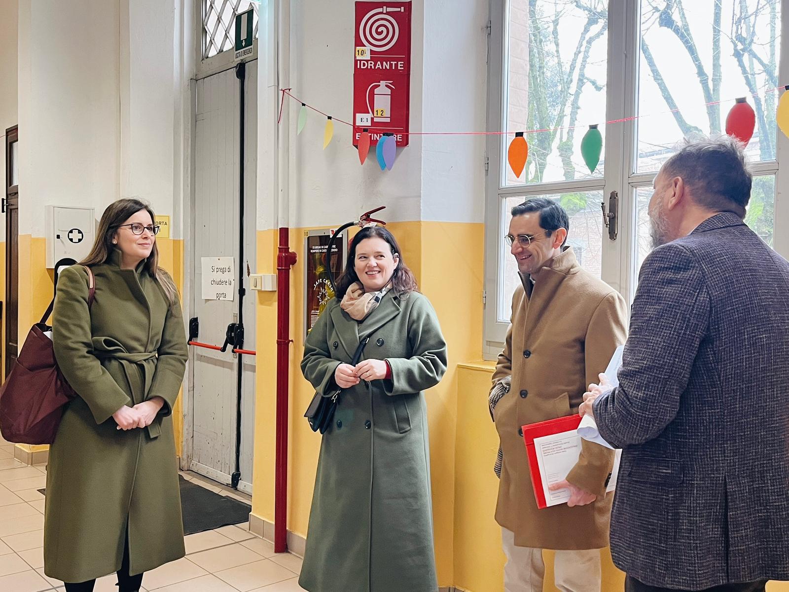 L'ASSESSORA REGIONALE ISABELLA CONTI ALLE SCUOLE DI GUASTALLA