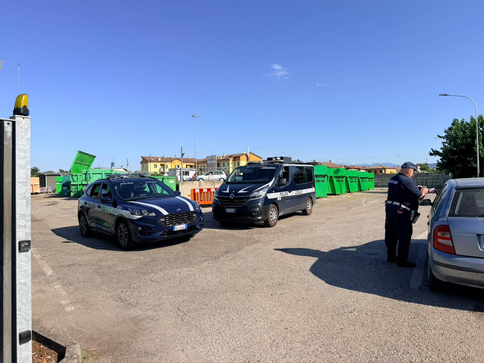 Avviati controlli e verifiche sugli accessi all'ecocentro comunale