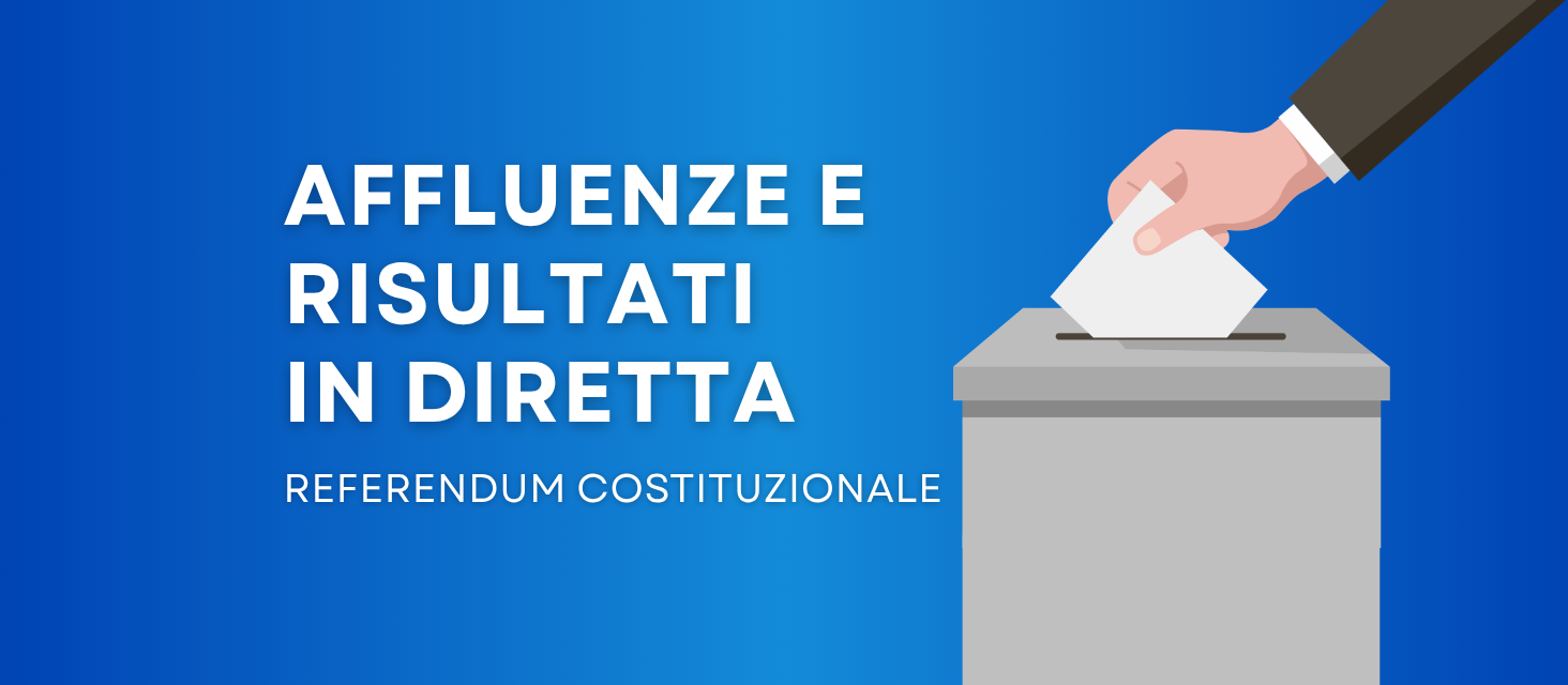 Referendum 2026: affluenza e risultati in tempo reale