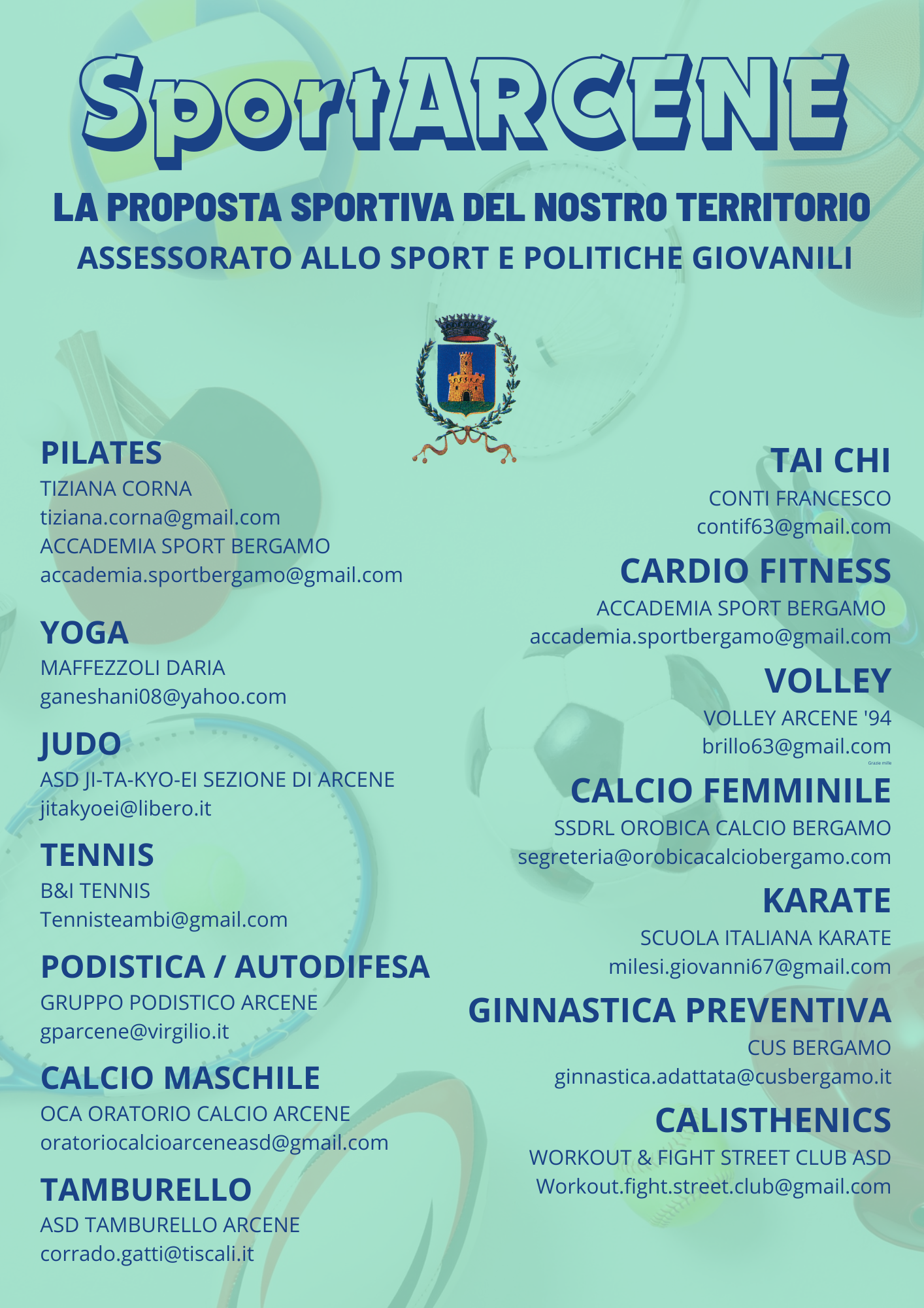 Offerta sportiva di Arcene