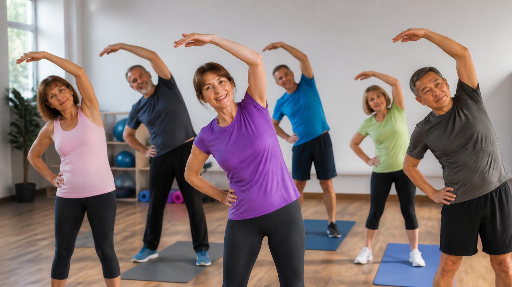 Ripartono i corsi di ginnastica over 55