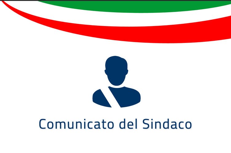 Comunicato del Sindaco
