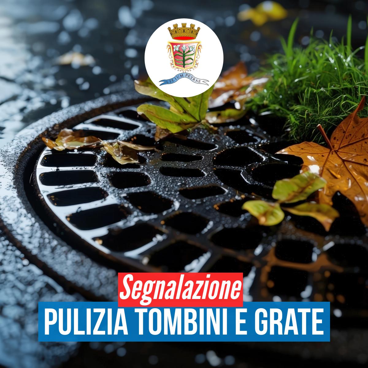 Segnalazione pulizia tombini e grate