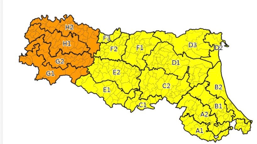 Allerta Meteo per la giornata di Mercoledì 9 Settembre