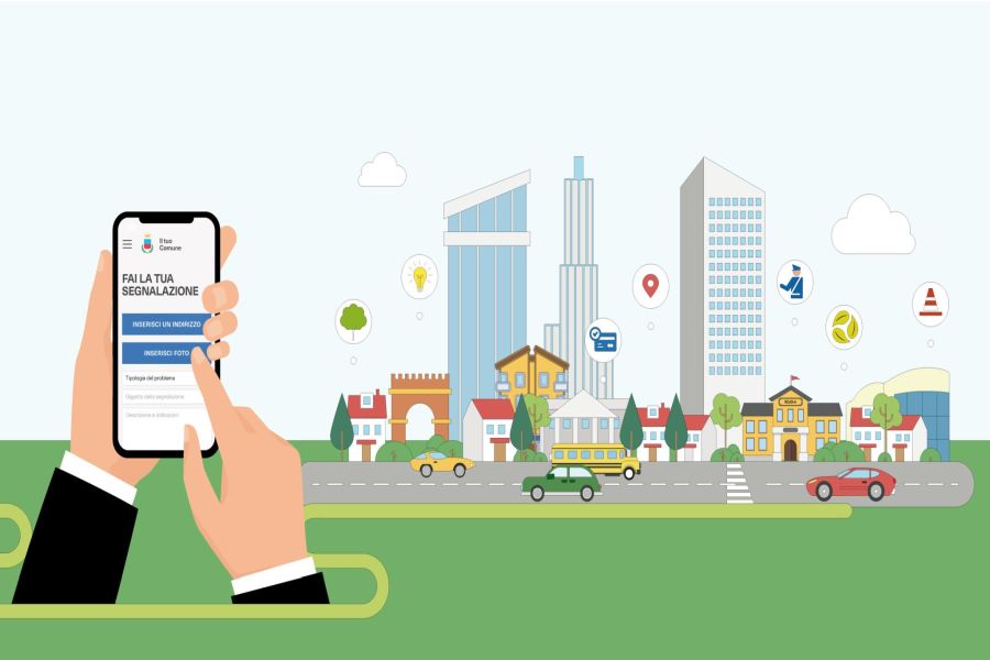 Manda una mail al Comune per segnalazioni e suggerimenti