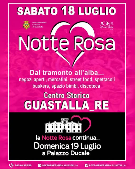 Notte Rosa: modifiche alla viabilità in centro storico.