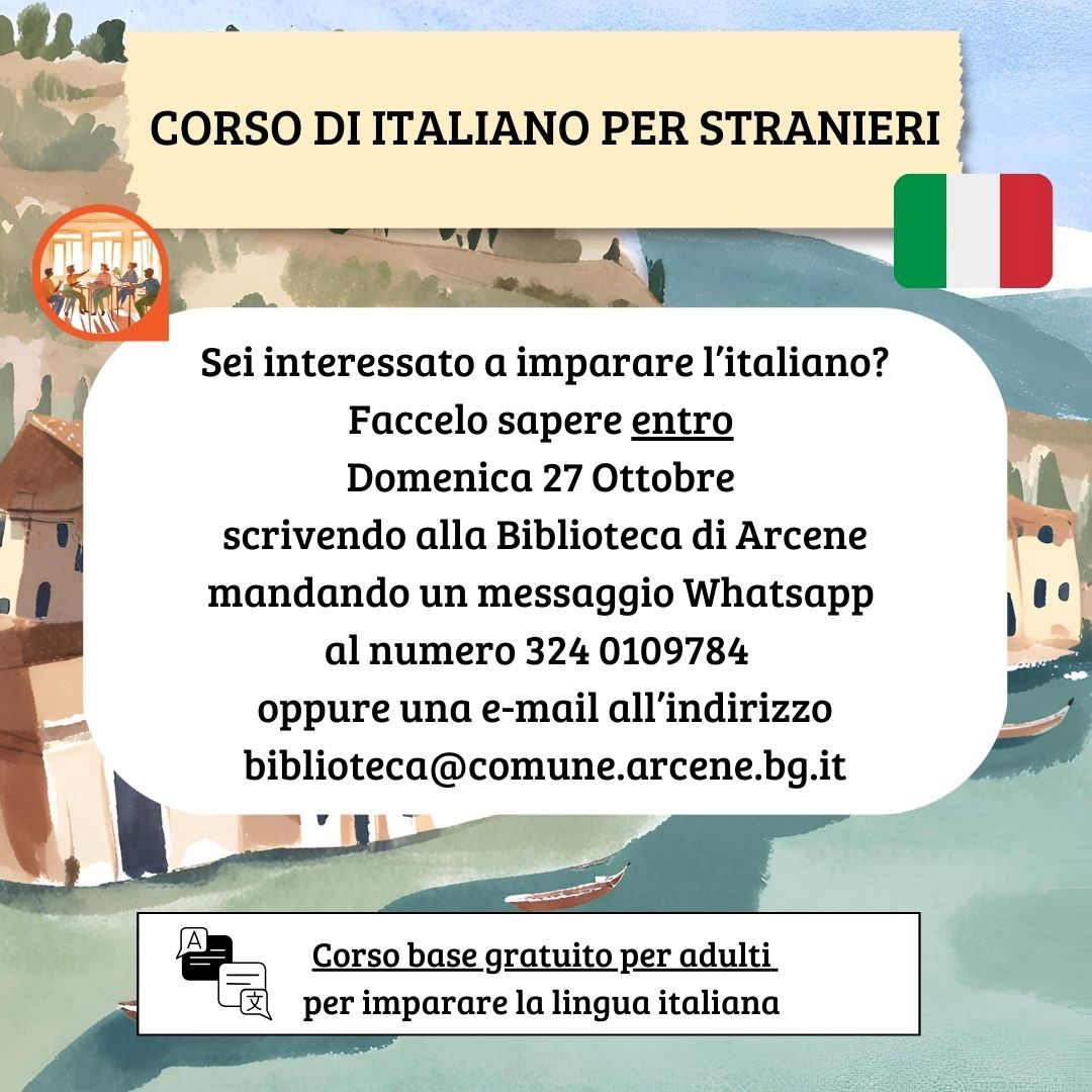 Corso di italiano per stranieri