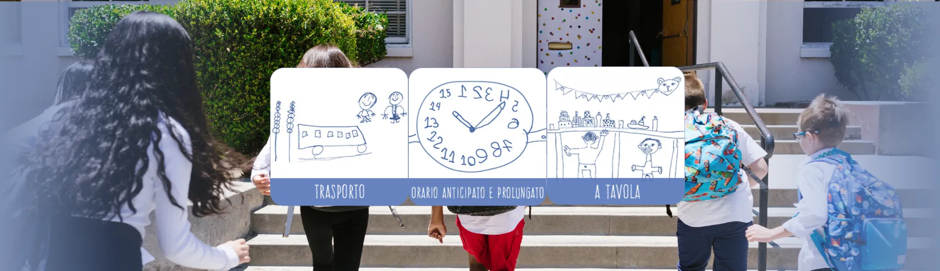 Aperte le iscrizioni ai servizi per nidi e scuole di ogni ogni ordine e grado (pre scuola, ristorazione, prolungamento orario, trasporto scolastico) – termine del 18 agosto per richiedere i servizi a partire da inizio anno scolastico