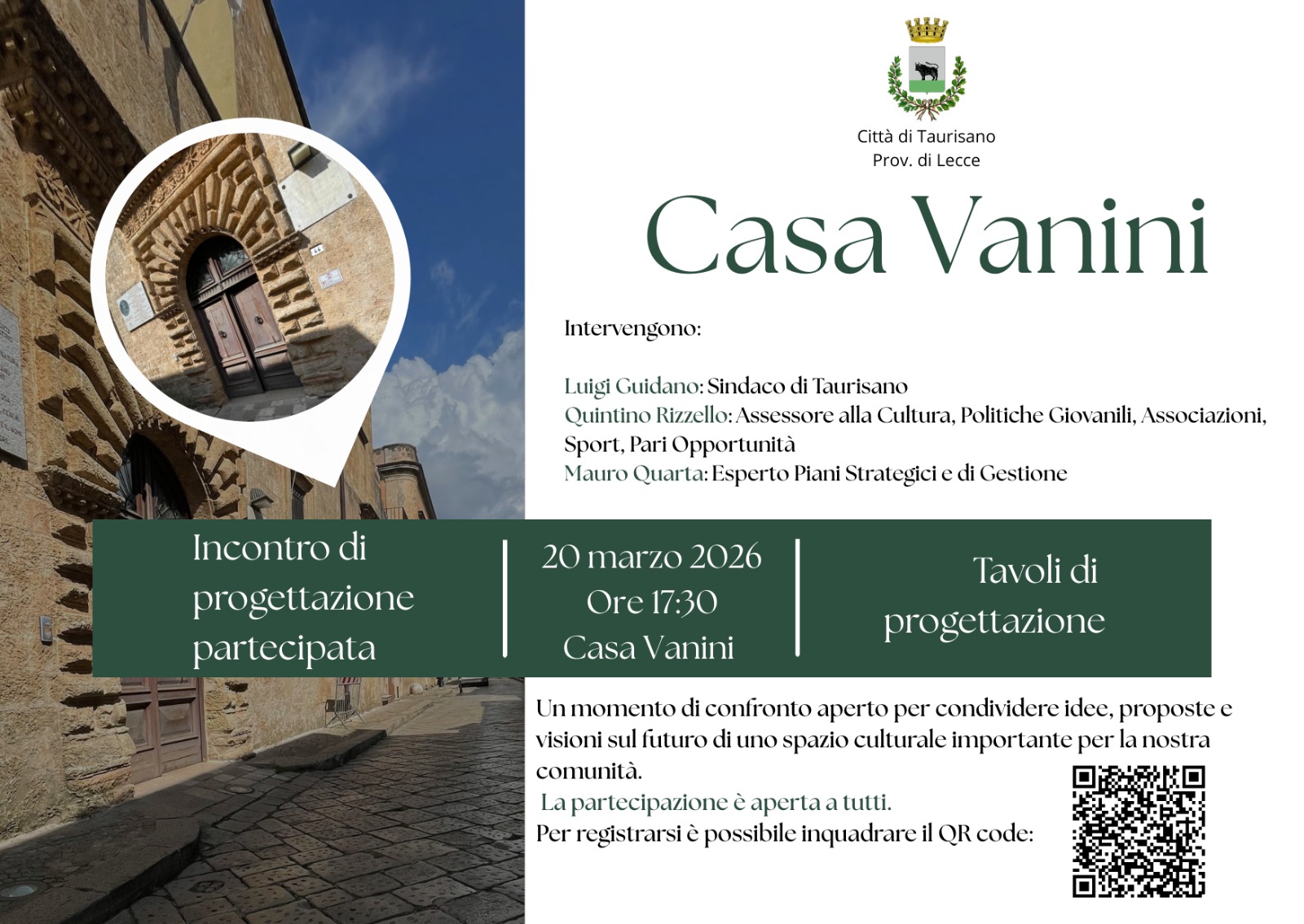 Casa G.C. Vanini - Incontro di progettazione partecipata  