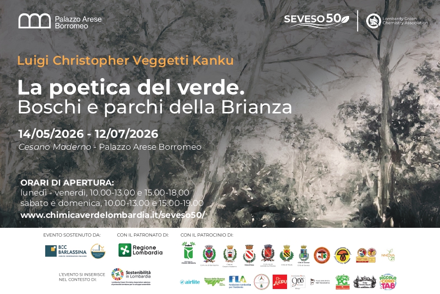 50 anni dal disastro di Seveso: a Palazzo Arese Borromeo la mostra “La poetica del verde. Boschi e parchi della Brianza” 