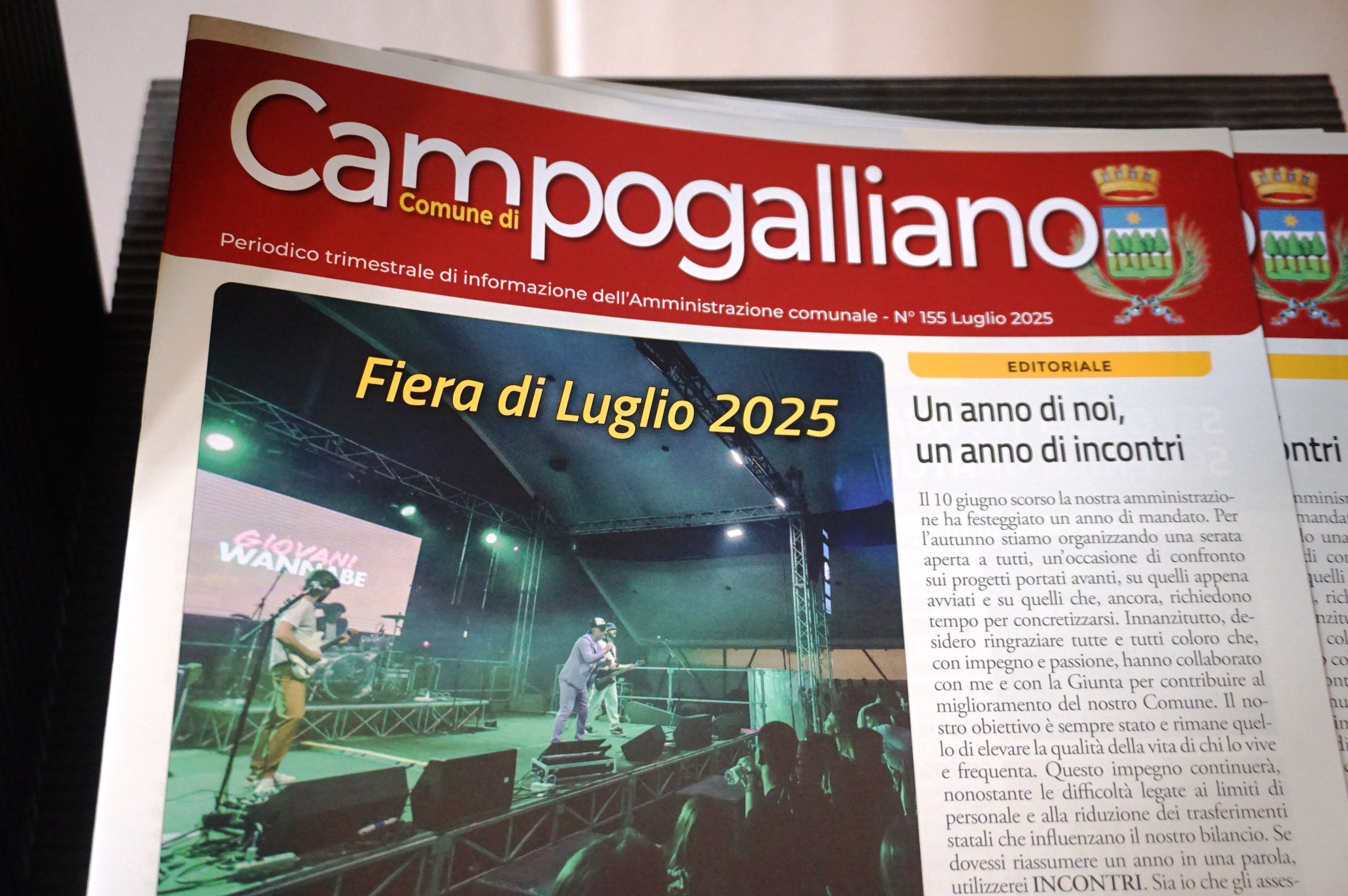 La Fiera di Luglio e tanto altro nel numero di luglio del giornale comunale