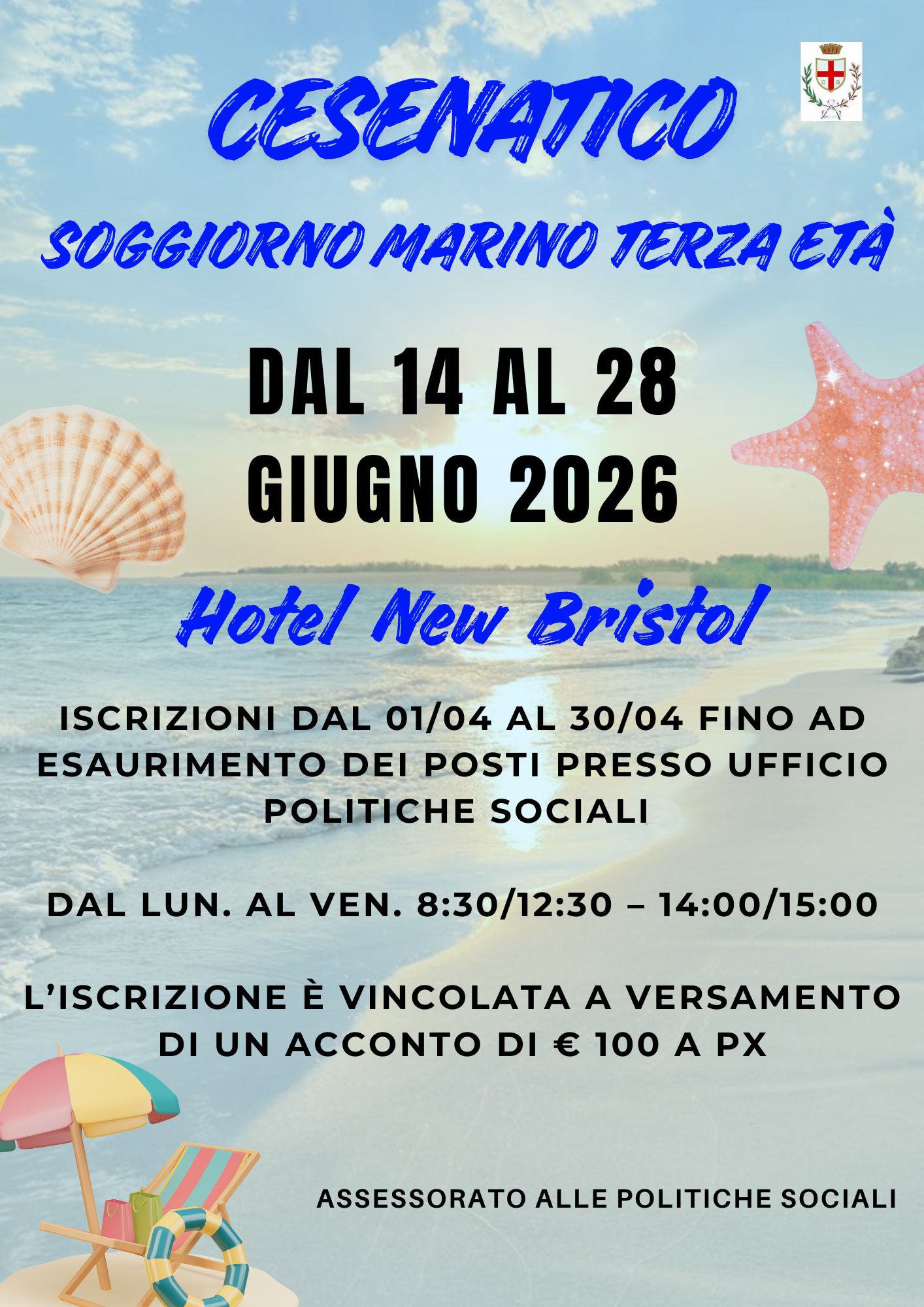Soggiorno marino per la Terza Età a Cesenatico