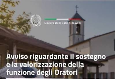 Pubblicato l'avviso per il sostegno e la valorizzazione degli oratori 2026