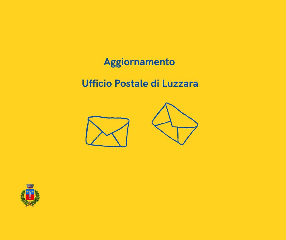 Ufficio Postale di Luzzara - nuovo aggiornamento 
