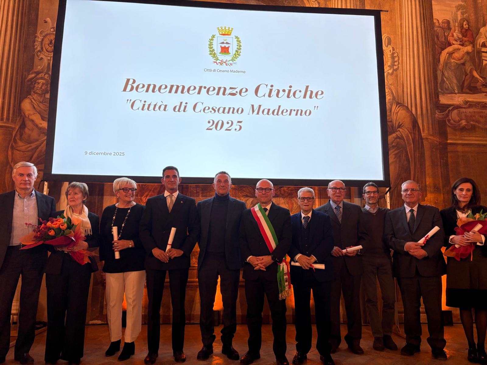 Benemerenze 2025: tutti i premiati