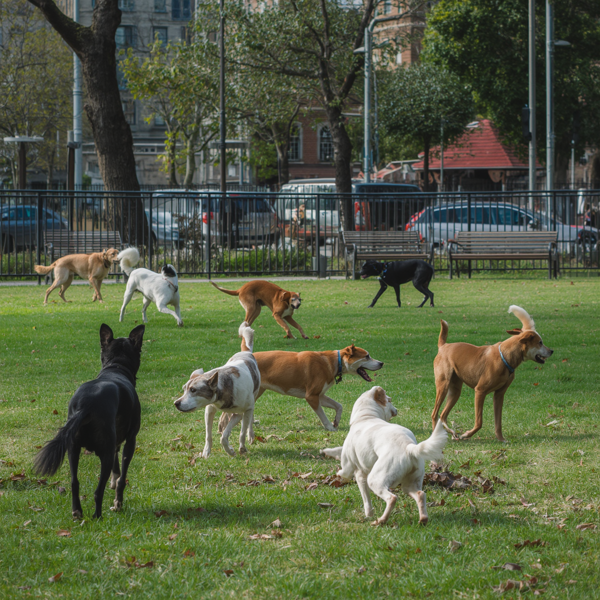 Lavori area cani Parco Borsellino