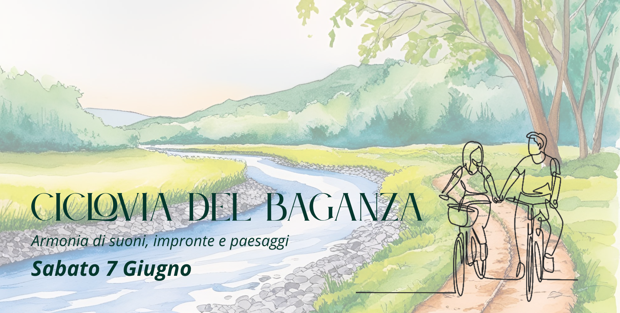 Armonia di suoni, impronte e paesaggi. Inaugura la Ciclovia del Baganza