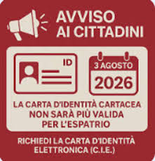 Carta d'Identità cartacea non più valida per l'espatrio dal 3 agosto 2026