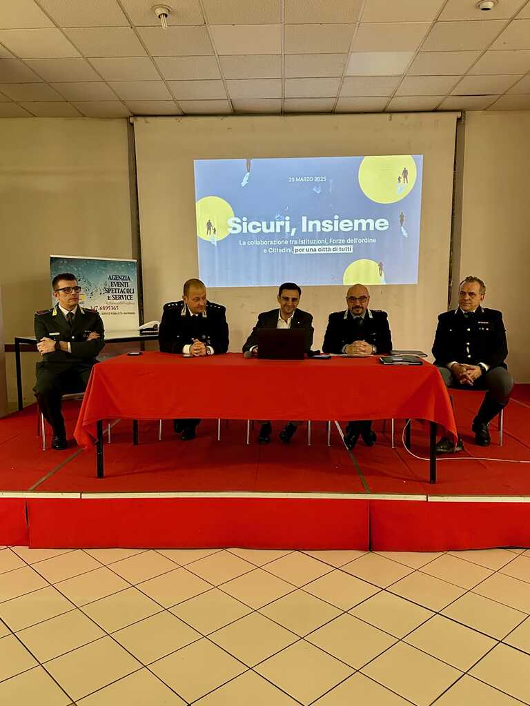 “SICURI, INSIEME” un’azione condivisa fra istituzioni e forze dell’ordine 