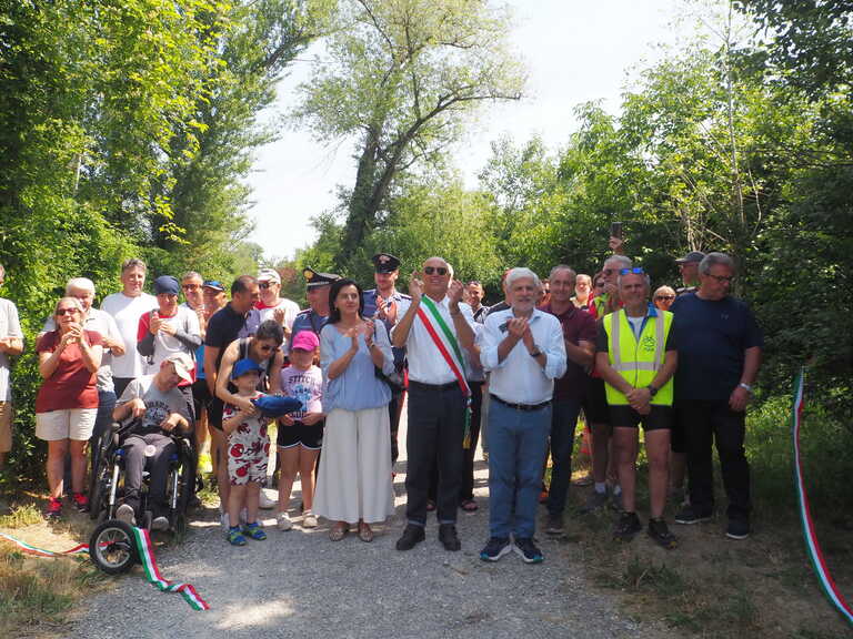 Taglio del nastro per la “Ciclovia del Baganza”: 7 km tra natura e bellezza