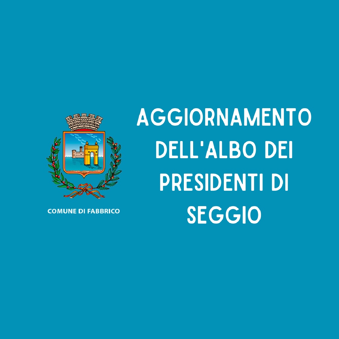 Aggiornamento dell'Albo dei Presidenti di seggio 