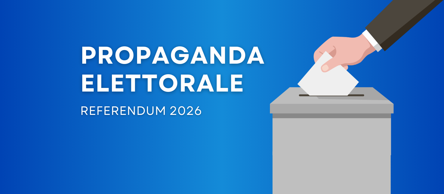 Referendum 2026: Attività di propaganda elettorale