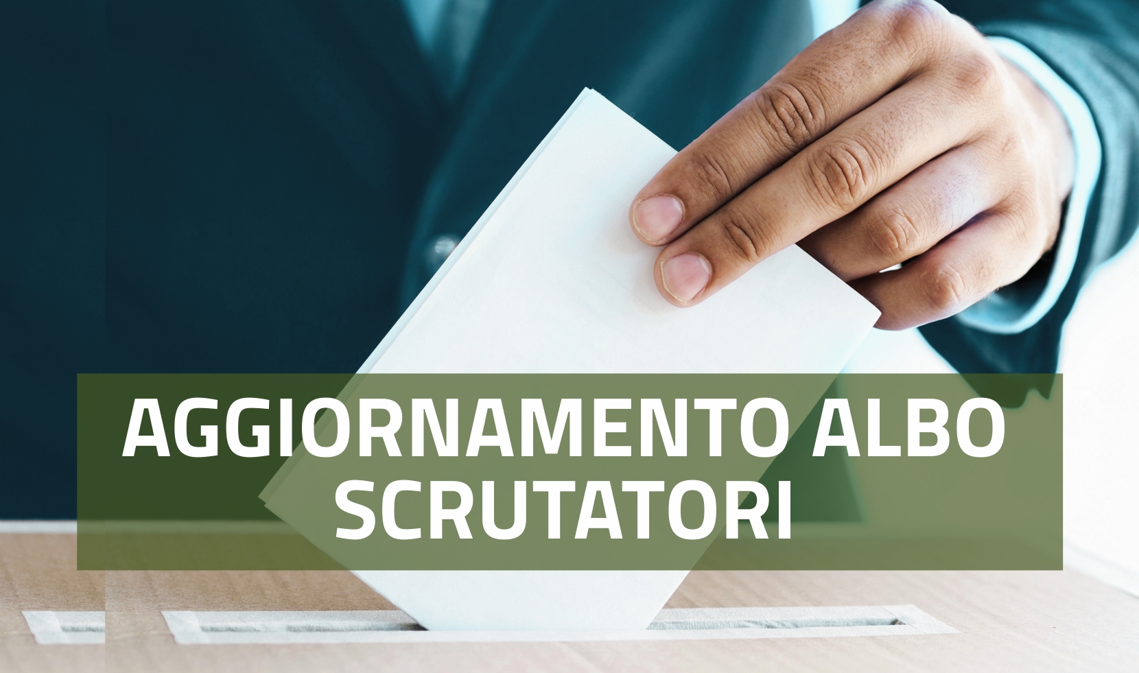Dicembre 2025: al via le iscrizioni all'Albo Scrutatori per il Seggio Elettorale di Felino