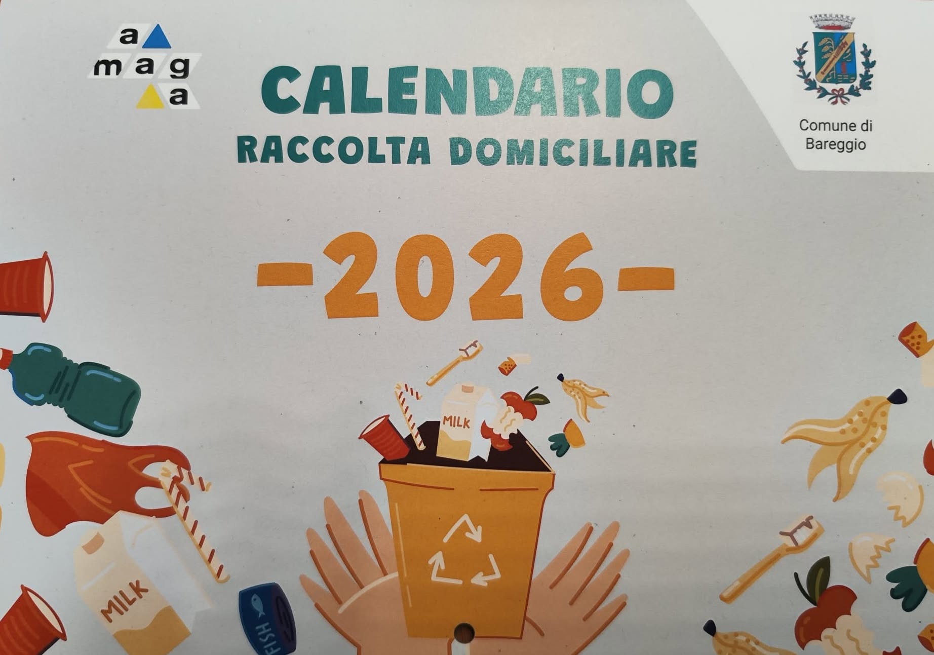 Calendario raccolta domiciliare 2026
