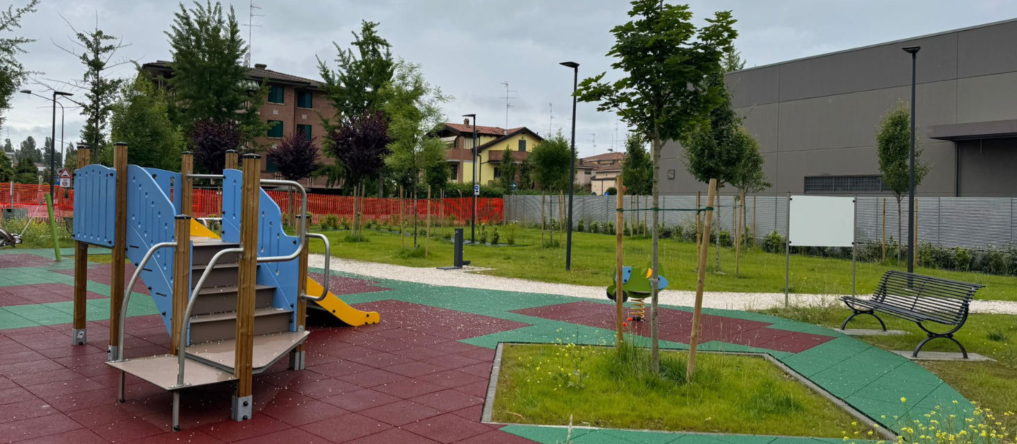 Un nuovo parchetto con area giochi in via Giovanni XXIII