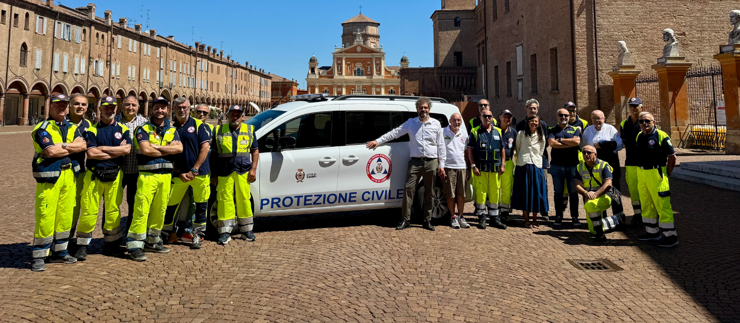 Protezione civile, un nuovo mezzo per il Gruppo dei volontari