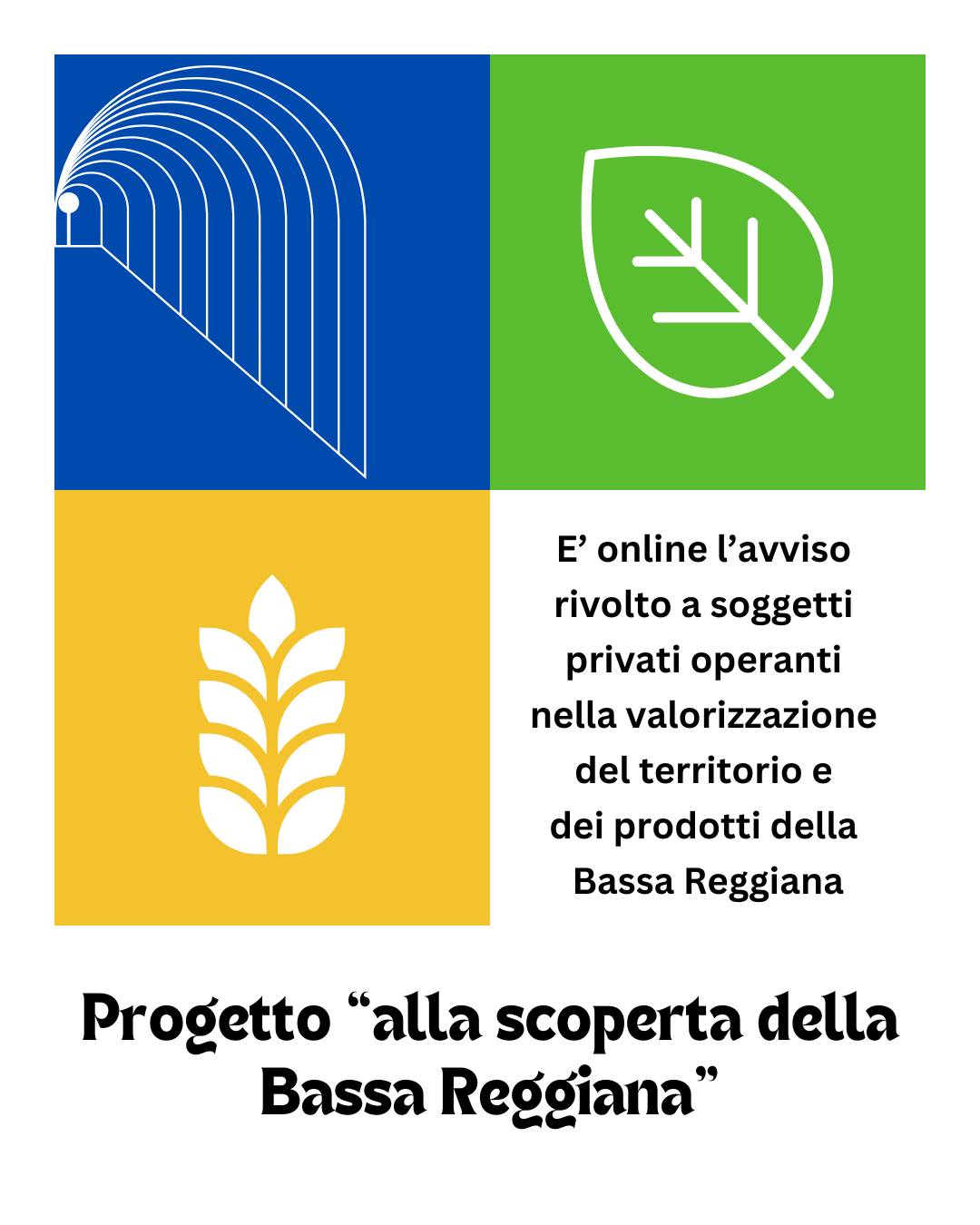 Avviso per soggetti privati operanti nella valorizzazione del territorio e dei suoi prodotti 