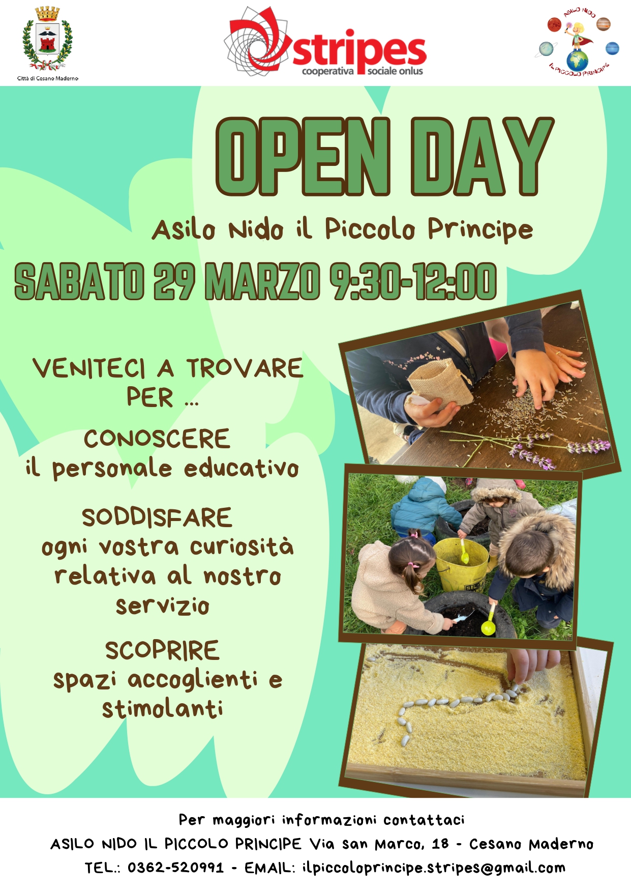 Open Day all'Asilo Nido il Piccolo Principe