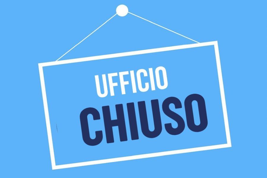 Ufficio Tributi: chiusura al pubblico dal 14 al 21 agosto 2026