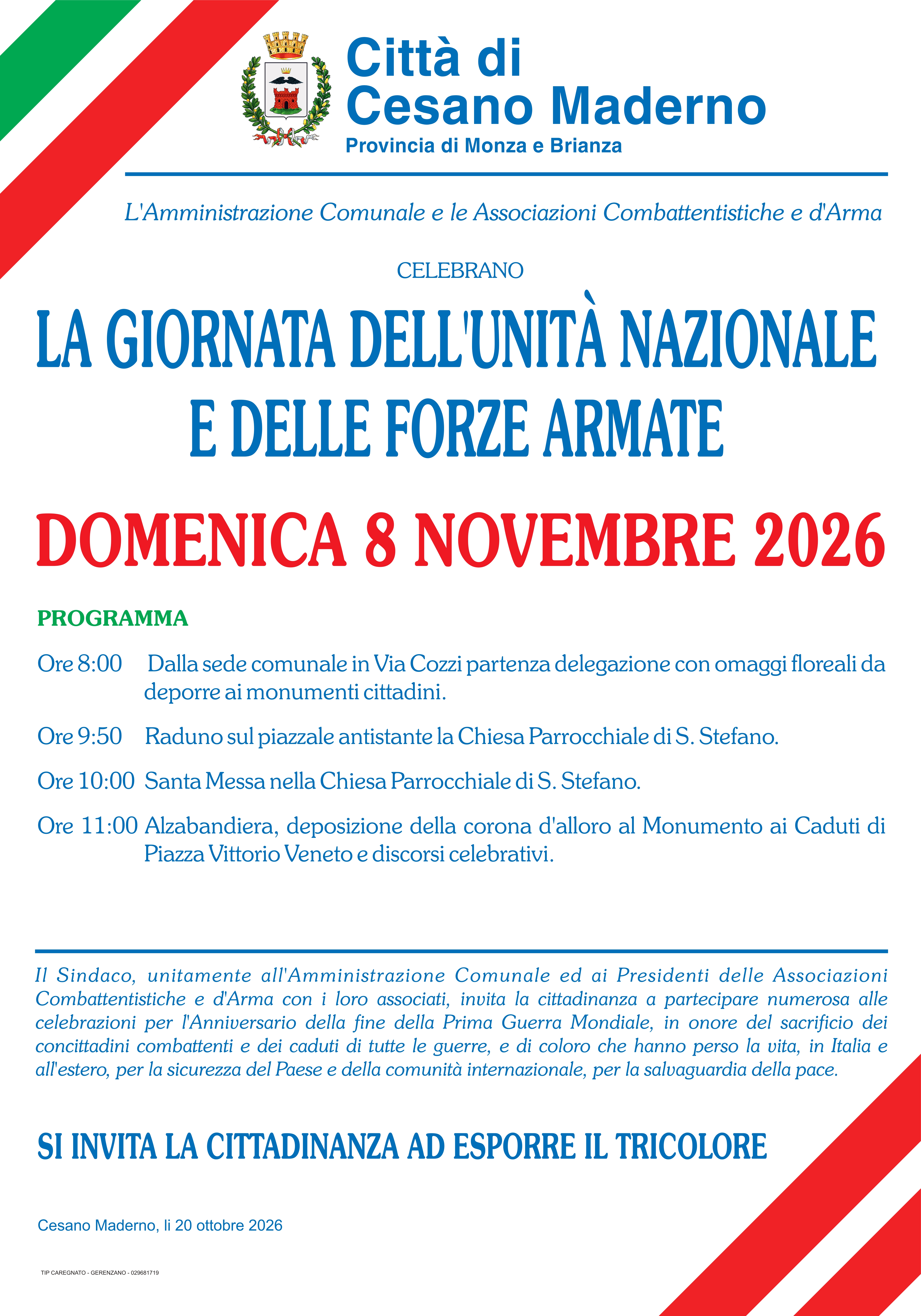 Giornata dell'Unità Nazionale e delle Forze Armate