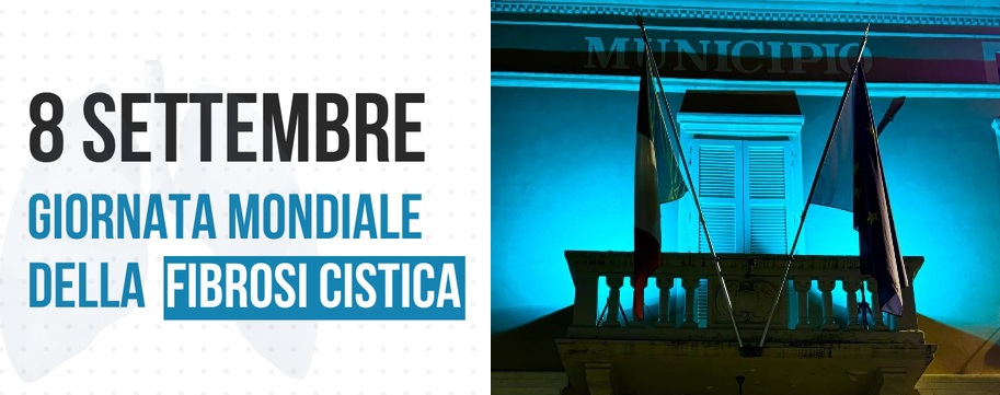 Giornata Mondiale della Fibrosi Cistica: Montechiarugolo si illumina di blu